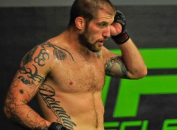 Cody Donovan in the cage at The Gardens in Boston