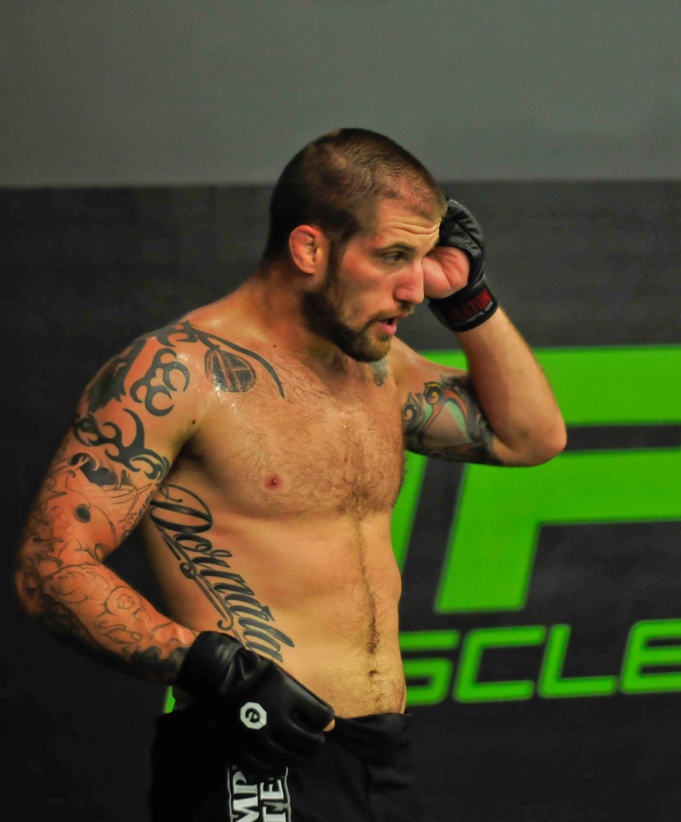 Cody Donovan in the cage at The Gardens in Boston