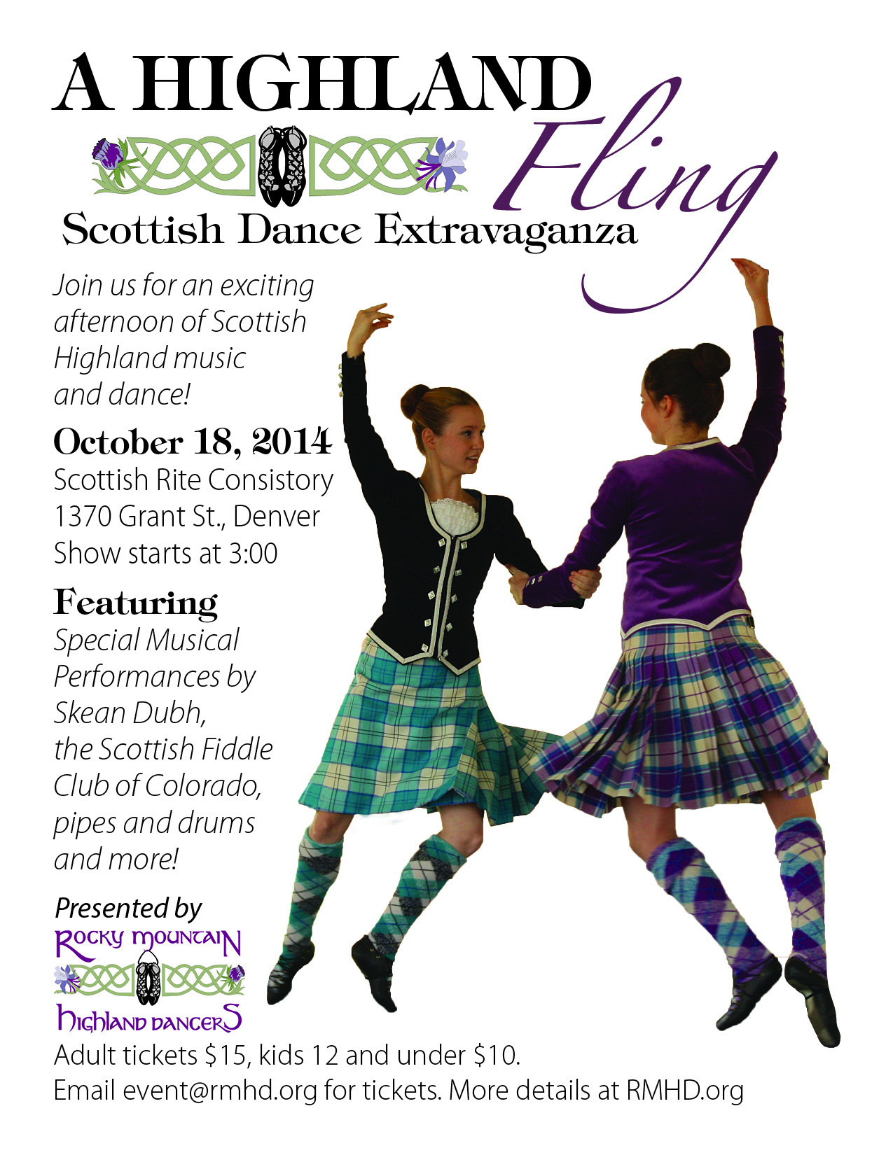 Dancing and Piping at Highland Fling