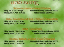 Montana – Friends of Irish Studies 2015 Spring Music Events