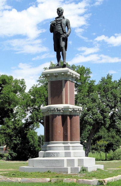 Robert Burns found in Denver City Park – There since 1904