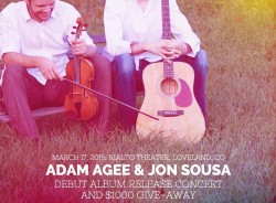 Adam Agee & Jon Sousa CD Release Concert and St. Patrick’s Day Celebration