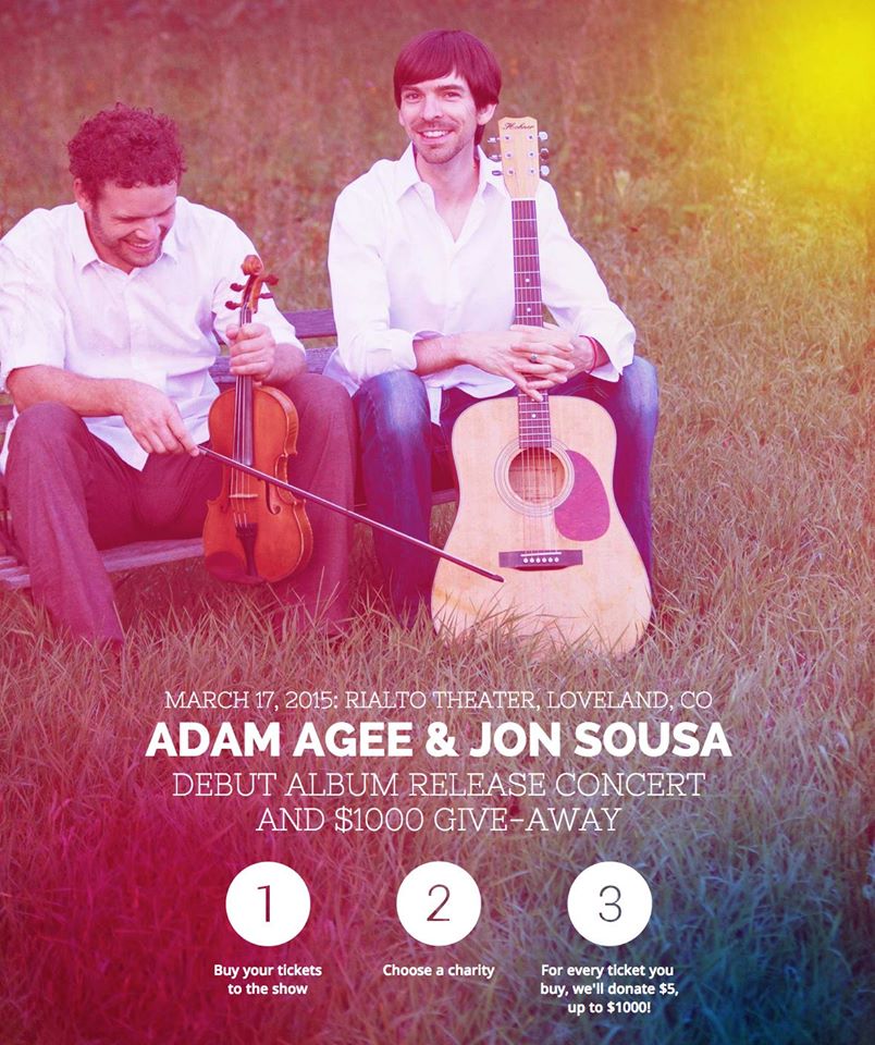 Adam Agee & Jon Sousa CD Release Concert and St. Patrick’s Day Celebration