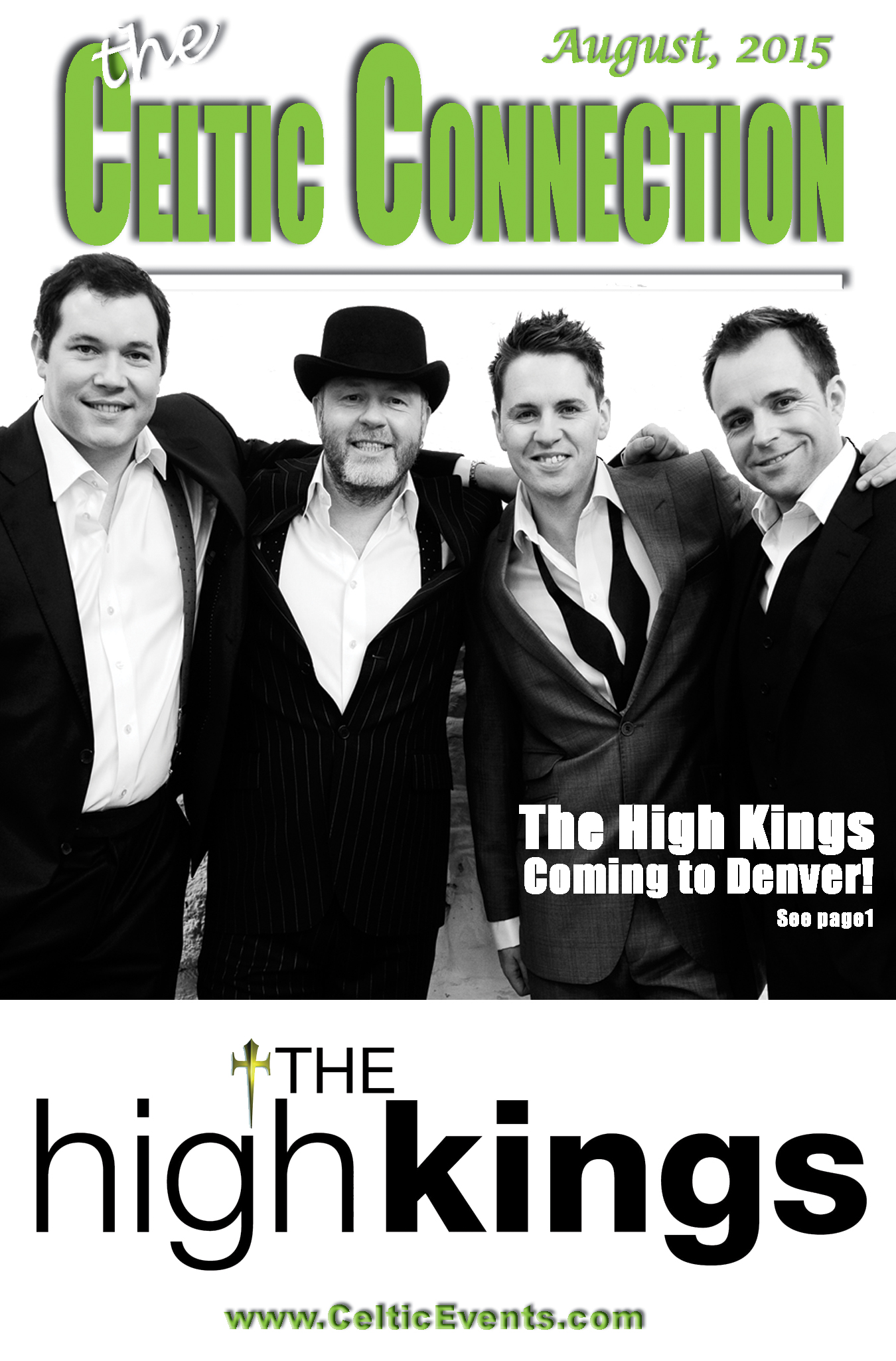 Famous Irish Quartet “The HIGH KINGS” Denver Bound!