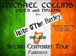 Michael Collins Pipes & Drums Fundraising to March in Ireland