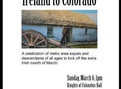 Irish Network Colorado (INCO) Announce Events