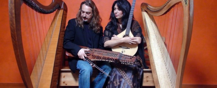 Kolacny Music presents Lisa Lynne & Aryeh Frankfurter:  An Enchanting Evening of Celtic Harps, Rare Instruments, and Wondrous Stories Saturday March 26, 7:30PM at Unity Spiritual Center of Denver