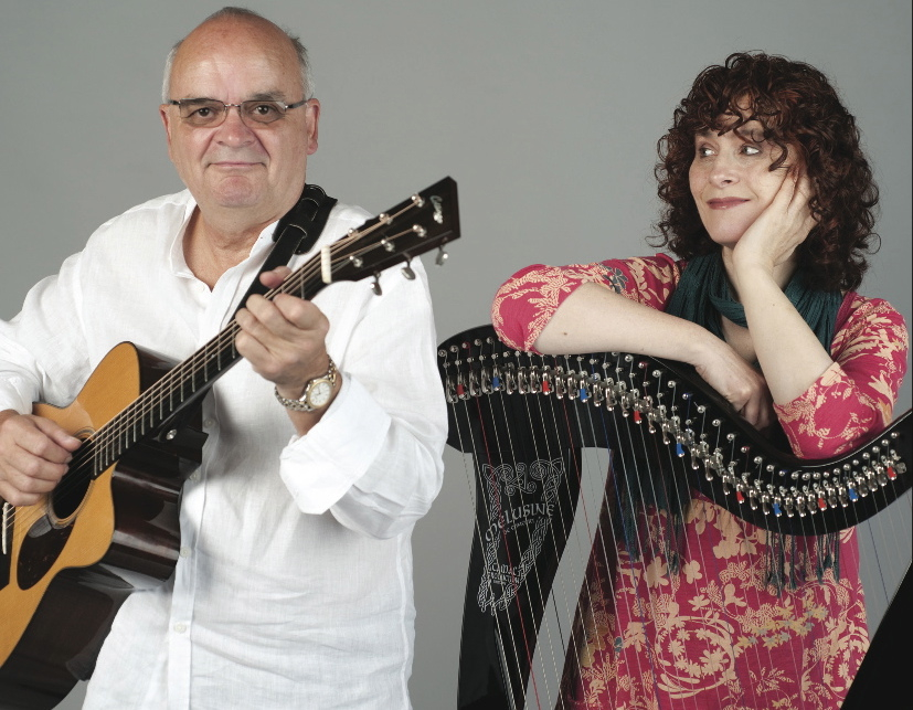 Máire Ní Chathasaigh & Chris Newman in Concert April 22 at The Mercantile in La Veta: Fundraiser for the International Spanish Peaks Celtic Music Festival