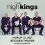 THE HIGH KINGS concert moved to March 31, 2021