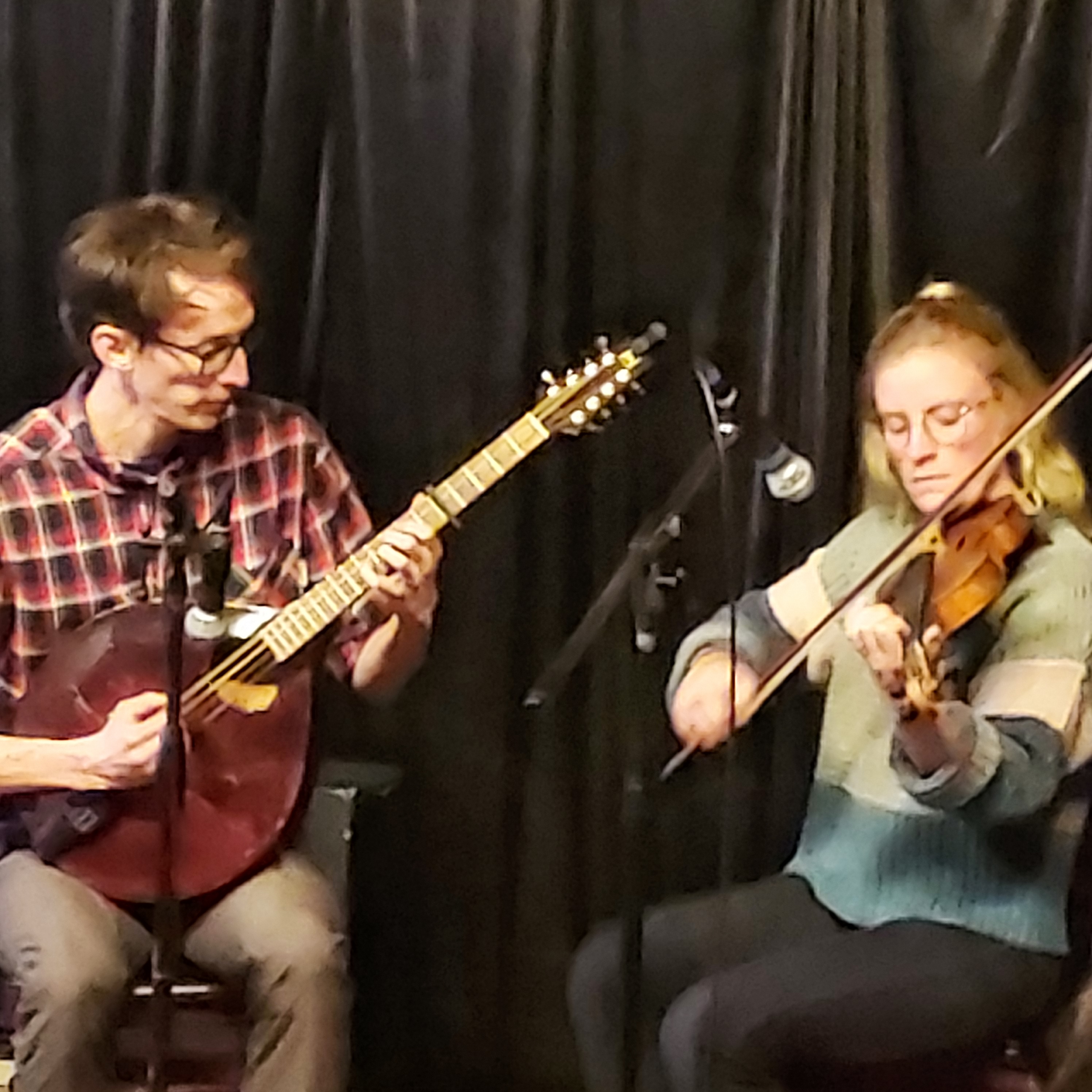Bangers and Blunders (Shannon Muenchow & Graeme Danforth) at Celtic Night at the Merc