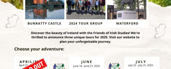 Explore Ireland with Friends of Irish Studies in the West