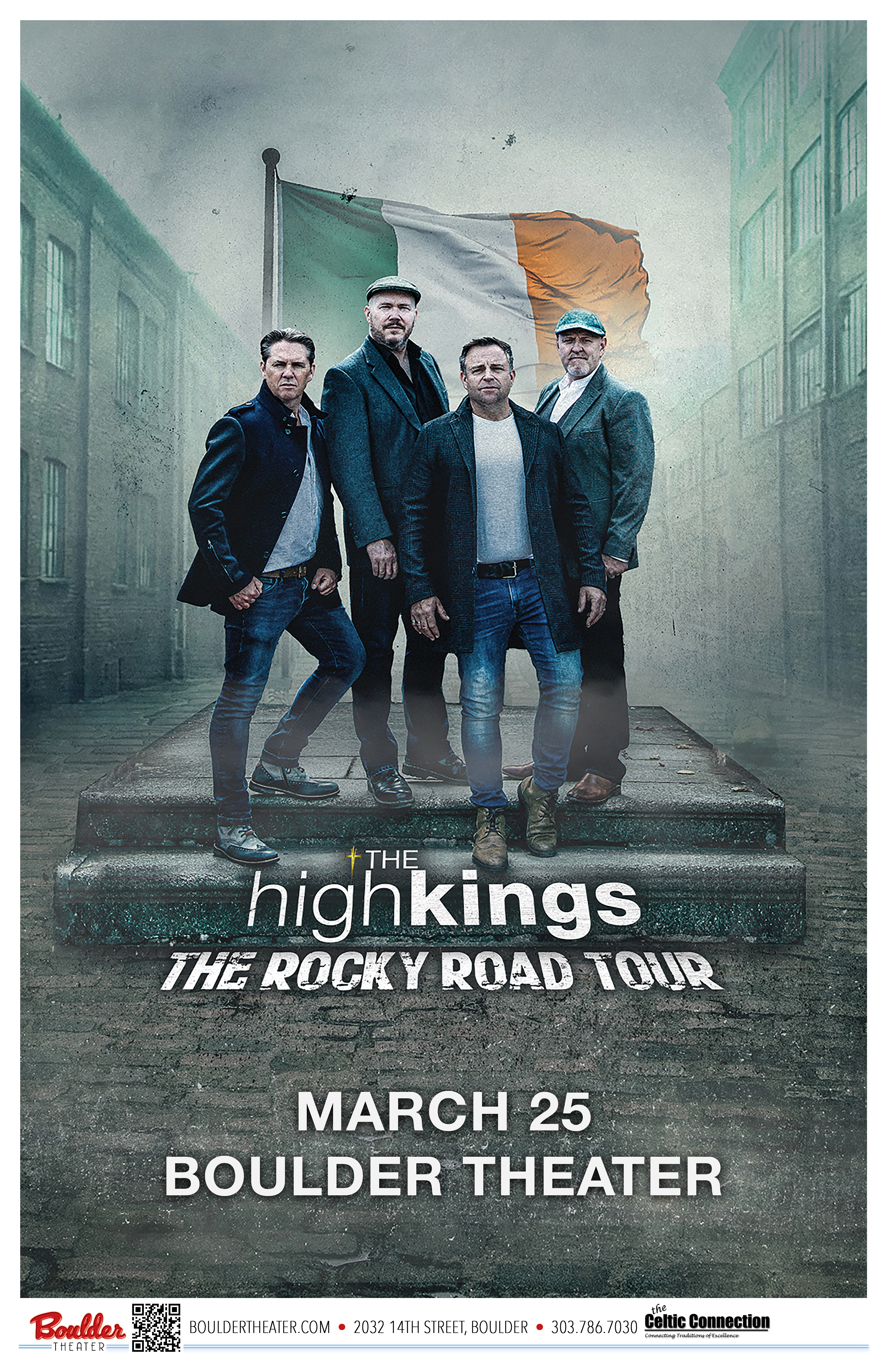The High Kings March 25, 2026 Boulder Theater, Boulder CO