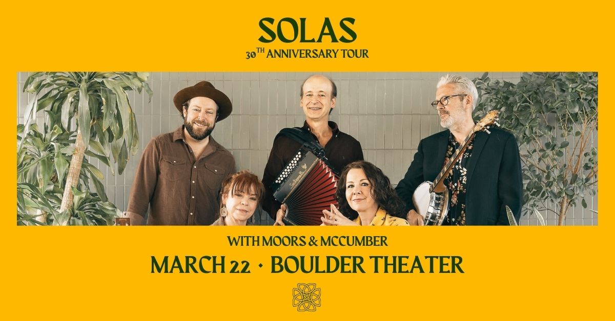 SOLAS 30th Anniversary Tour in Colorado March 2026